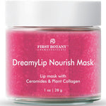 Lip Mask & Lip Balm - 2 in 1 Nourishing & Hydrating leave-on Overnight lip mask with Vitamin C, Antioxidants, Ceramides, Collagen 1 oz.