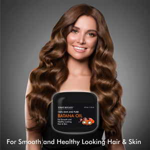 100% Natural Raw Batana Oil promoting Hair Growth, Dr. Sebi Hair Oil from Honduras, Prevent Hair Loss, Eliminates Split Ends for Men & Women 4 fl oz