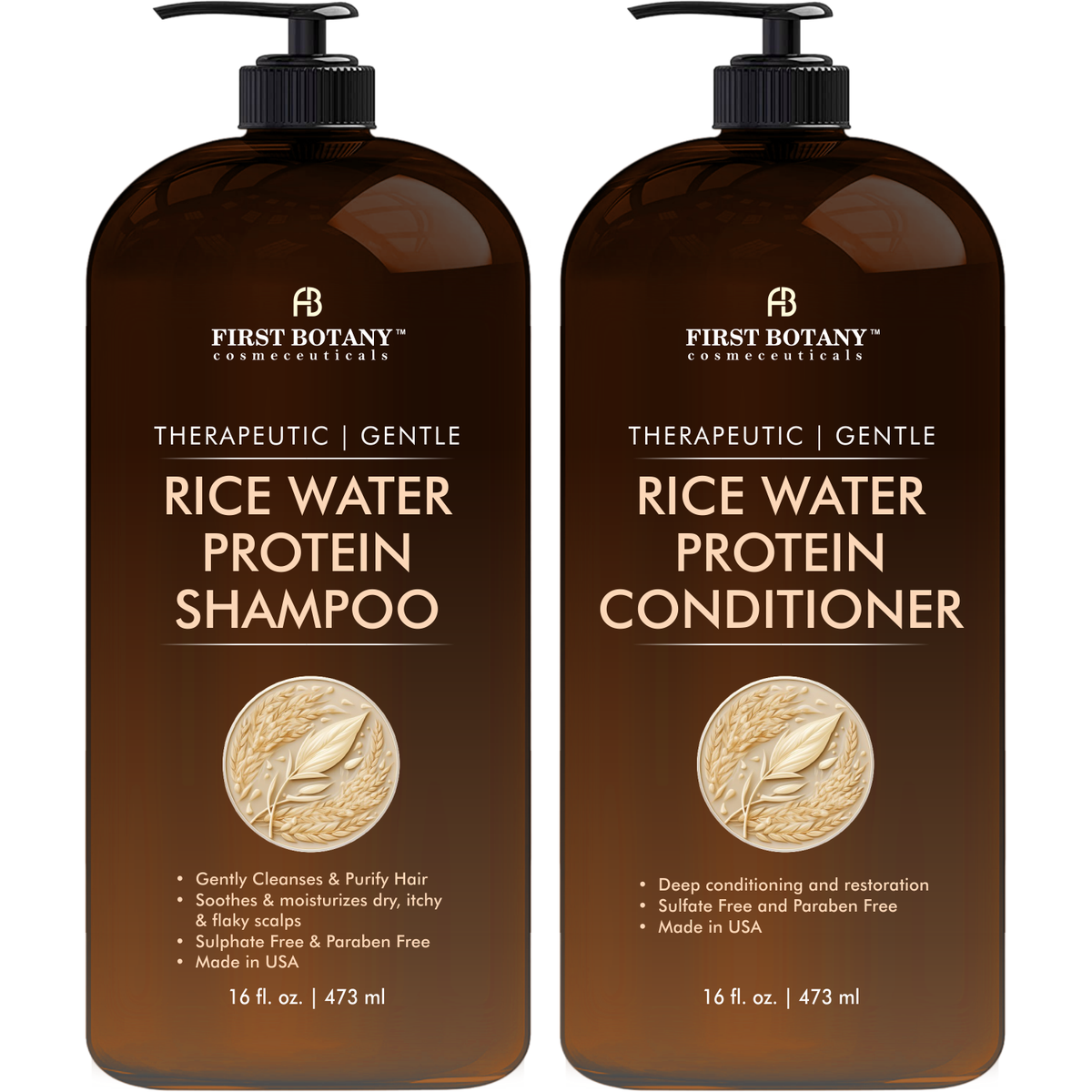 Rice water Shampoo and Conditioner – First Botany
