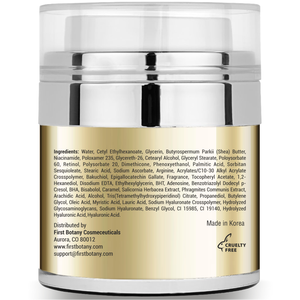 Korean Retinol Moisturizer – Hydrating Anti-Aging Face Cream with Bakuchiol, Niacinamide & Hyaluronic Acid – Made in Korea, Cruelty-Free 1.7 fl oz