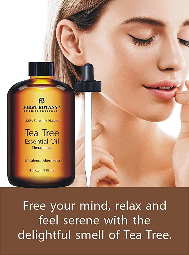 First Botany Tea Tree LARGE 4 OUNCE 100% Pure Essential Oil Best 4 fl