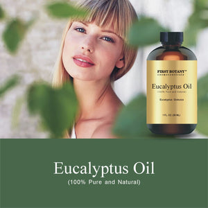 100% Pure Eucalyptus Oil - Premium Eucalyptus Essential Oil for Aromatherapy, Massage, Topical & Household Uses - 1 fl oz (Eucalyptus)