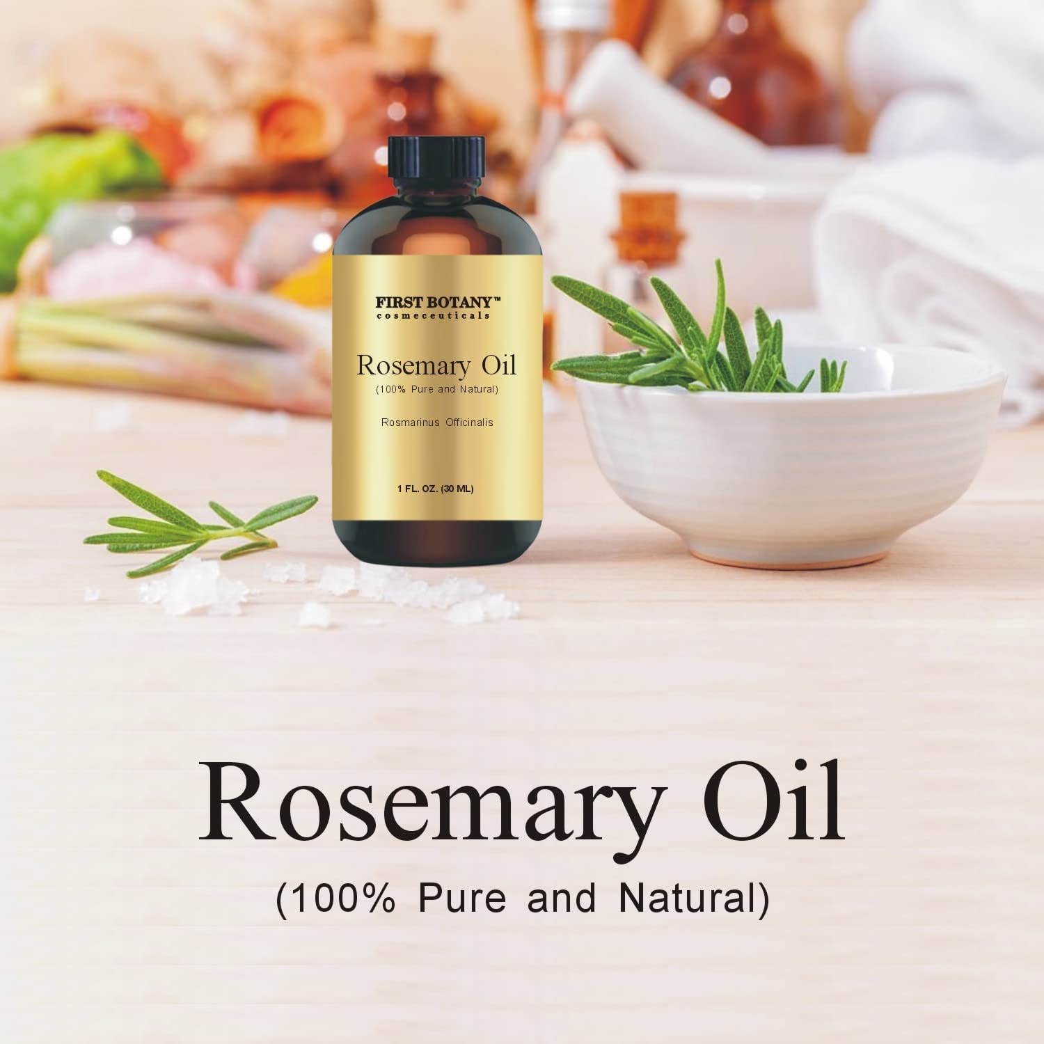 100% Pure Rosemary Essential Oil - Premium Rosemary Oil for