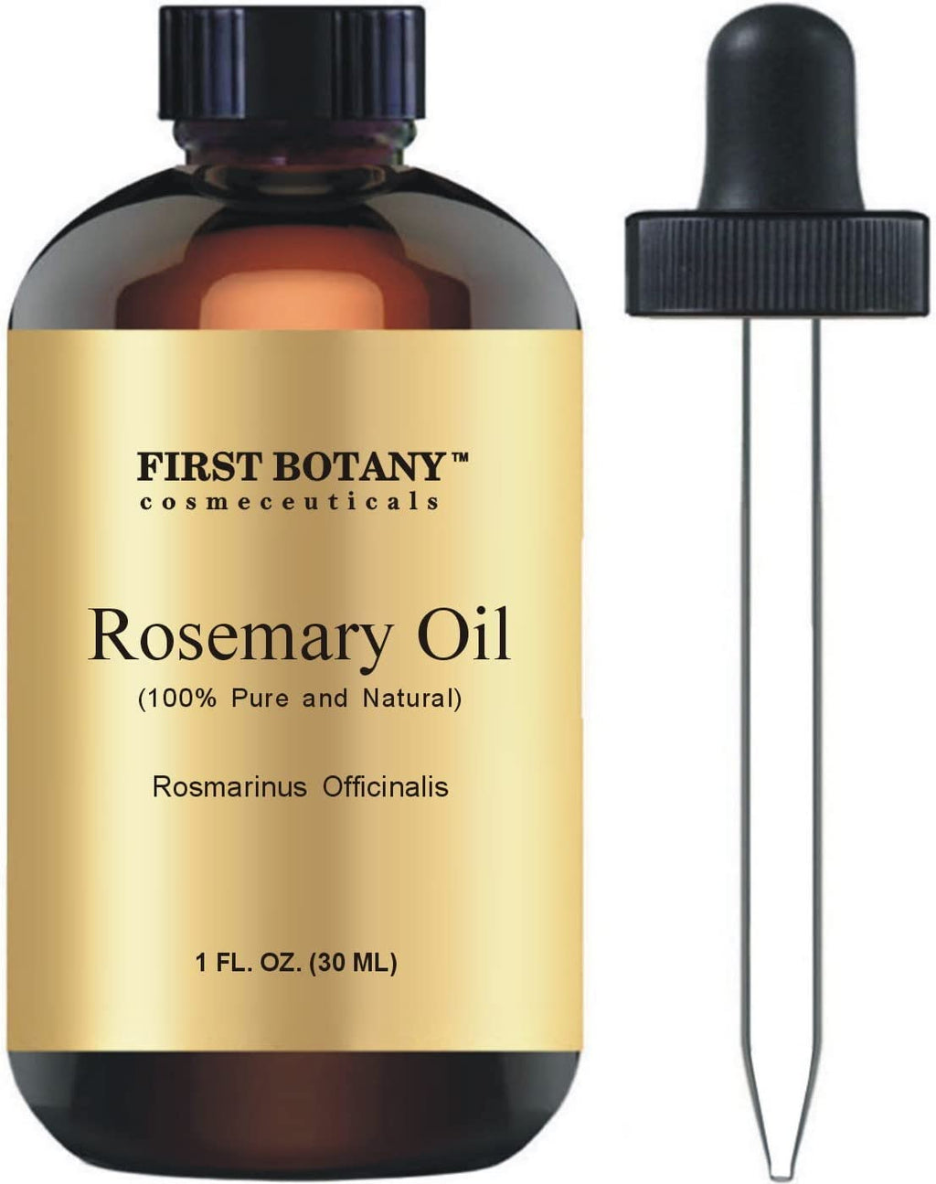 100% Pure Rosemary Essential Oil - Premium Rosemary Oil for Aromatherapy, Massage, Topical & Household Uses - 1 fl oz (Rosemary)