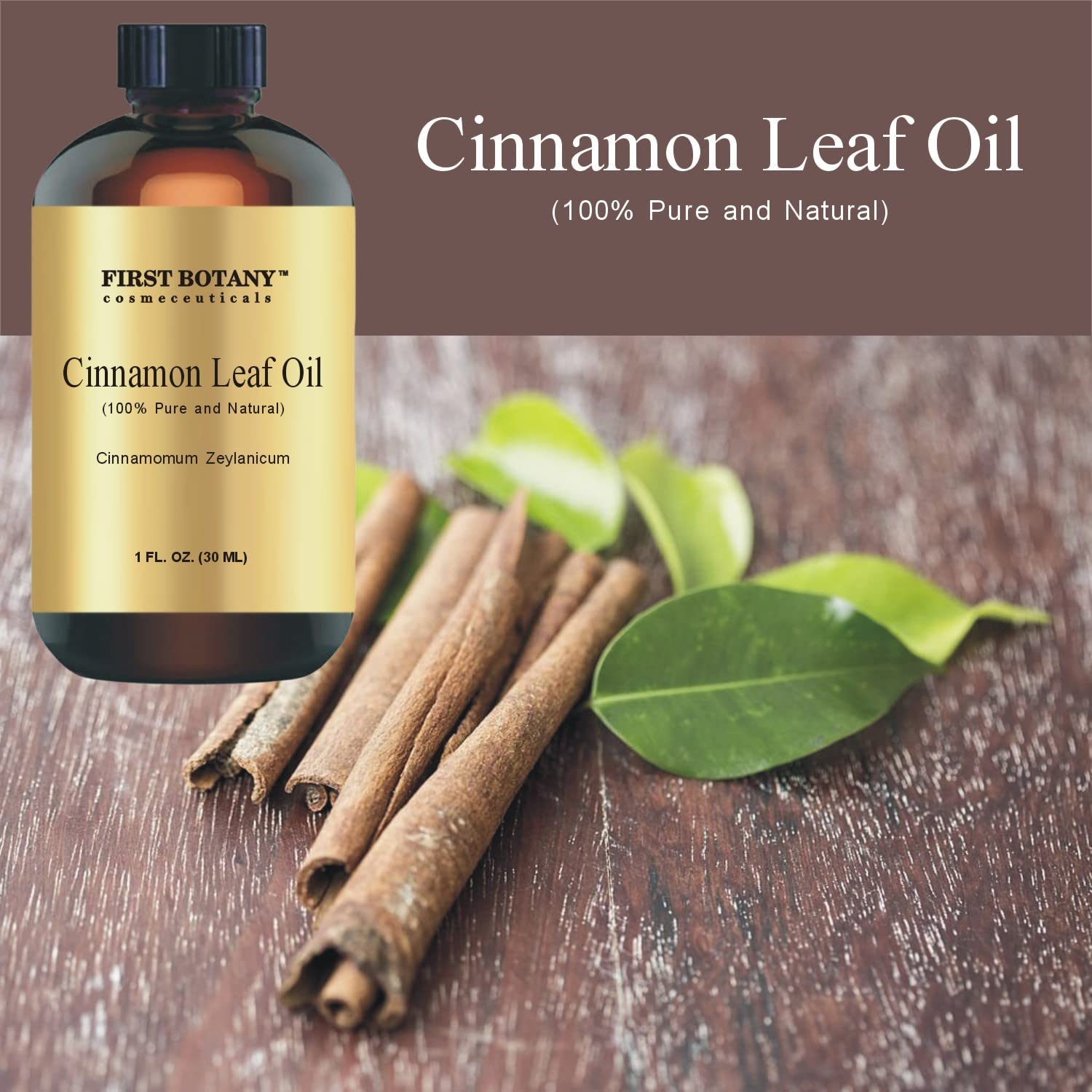 Via Natural 100% Pure Essential Oil - Cinnamon Oil (1 oz)