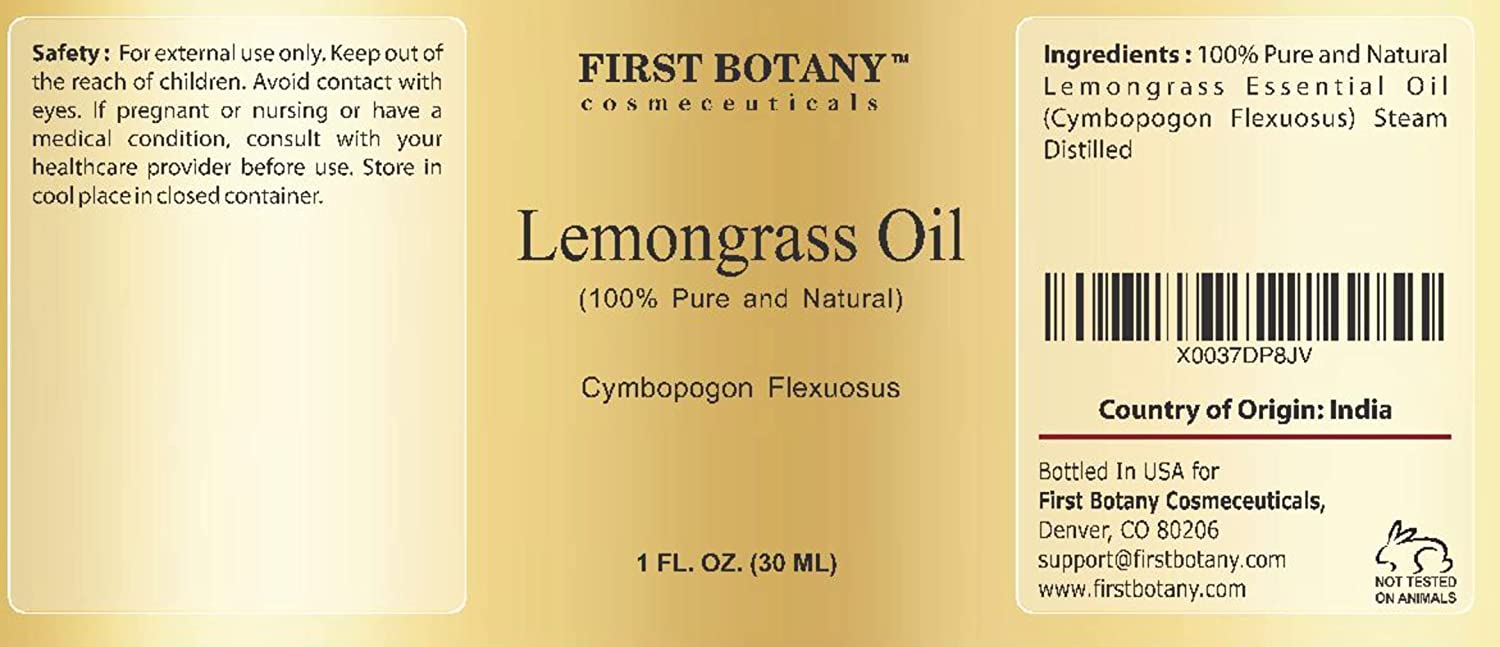 100% Pure Lemon Oil - Premium Lemon Essential Oil for Aromatherapy, Ma –  First Botany