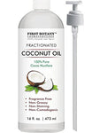 Fractionated Coconut Oil 16 fl. oz - 100% Natural & Pure MCT Coconut Oil